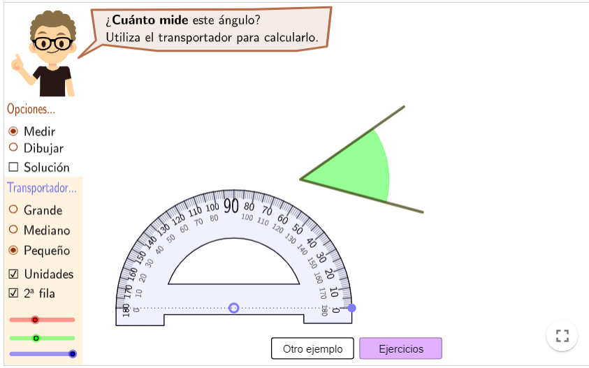 Imagen de Transportador de ángulos