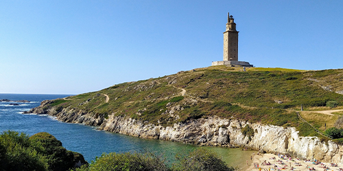 Fotografía de la Torre de Hércules en A Coruña