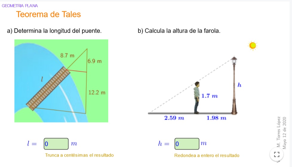 Imagen de Teorema de Tales: Práctica 2