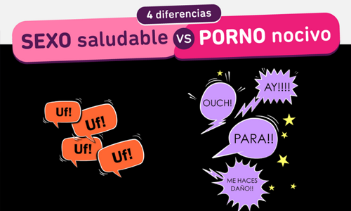 Imagen de Campaña Sexo saludable vs. Porno nocivo