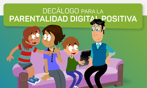 Imagen de Campaña Decálogo para la parentalidad digital positiva y el bienestar digital familiar