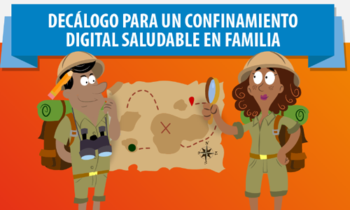 Imagen de Campaña Confinamiento digital saludable en familia