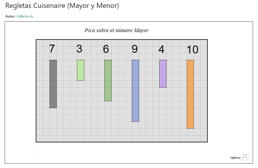 Imagen de Regletas Cuisenaire (Mayor y Menor)