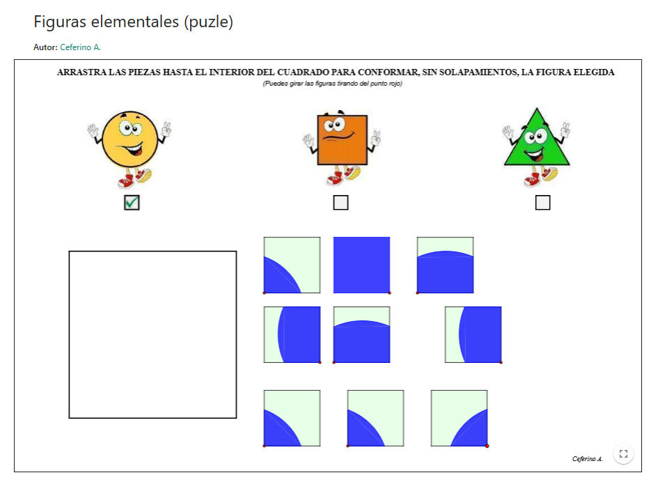 Imagen de Figuras elementales (puzle)