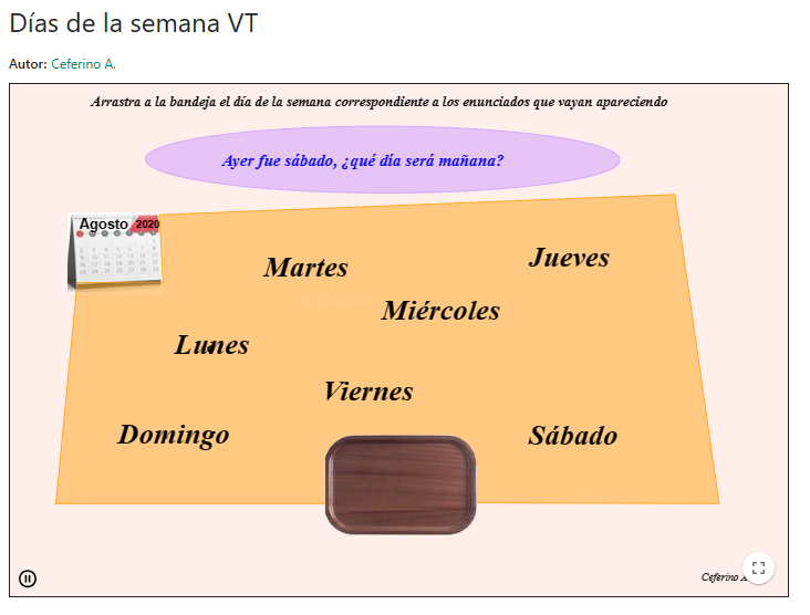 Imagen de Días de la semana VT