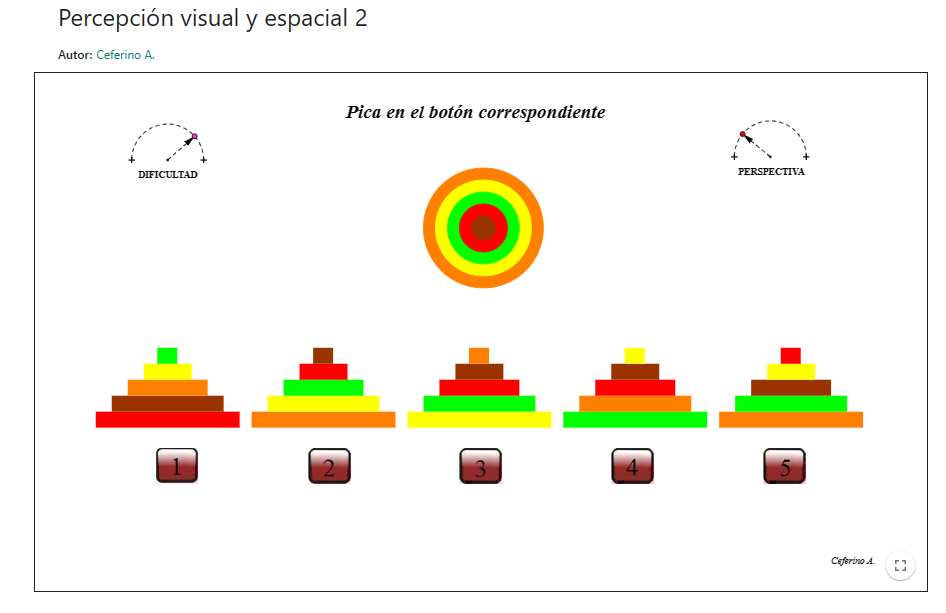 Imagen de Percepción visual y espacial (II)