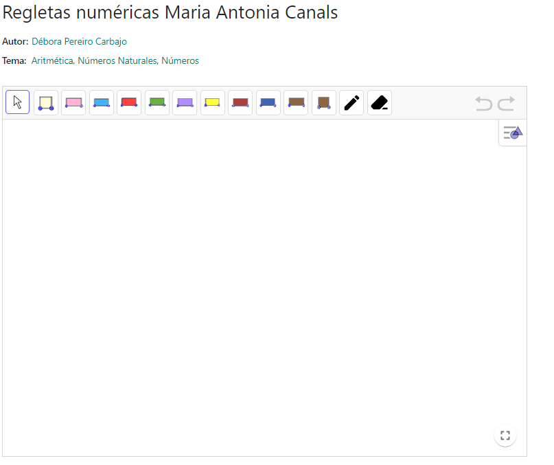 Imagen de Regletas numéricas María Antonia Canals