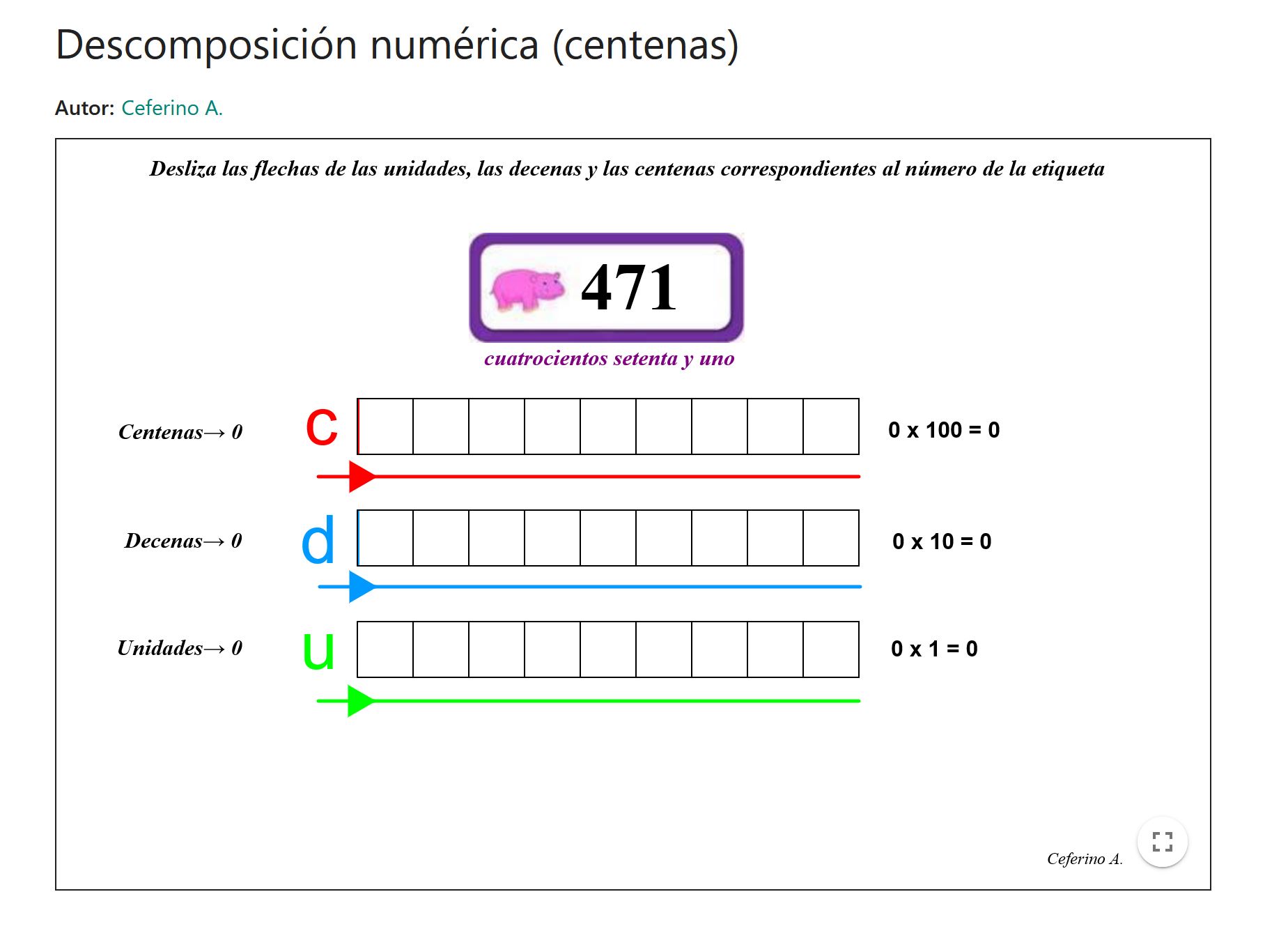Imagen de Descomposición numérica (centenas)