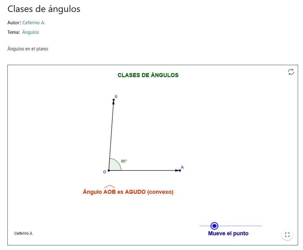 Imagen de Clases de ángulos