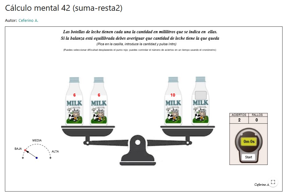 Imagen de Cálculo mental 42 (suma-resta2)