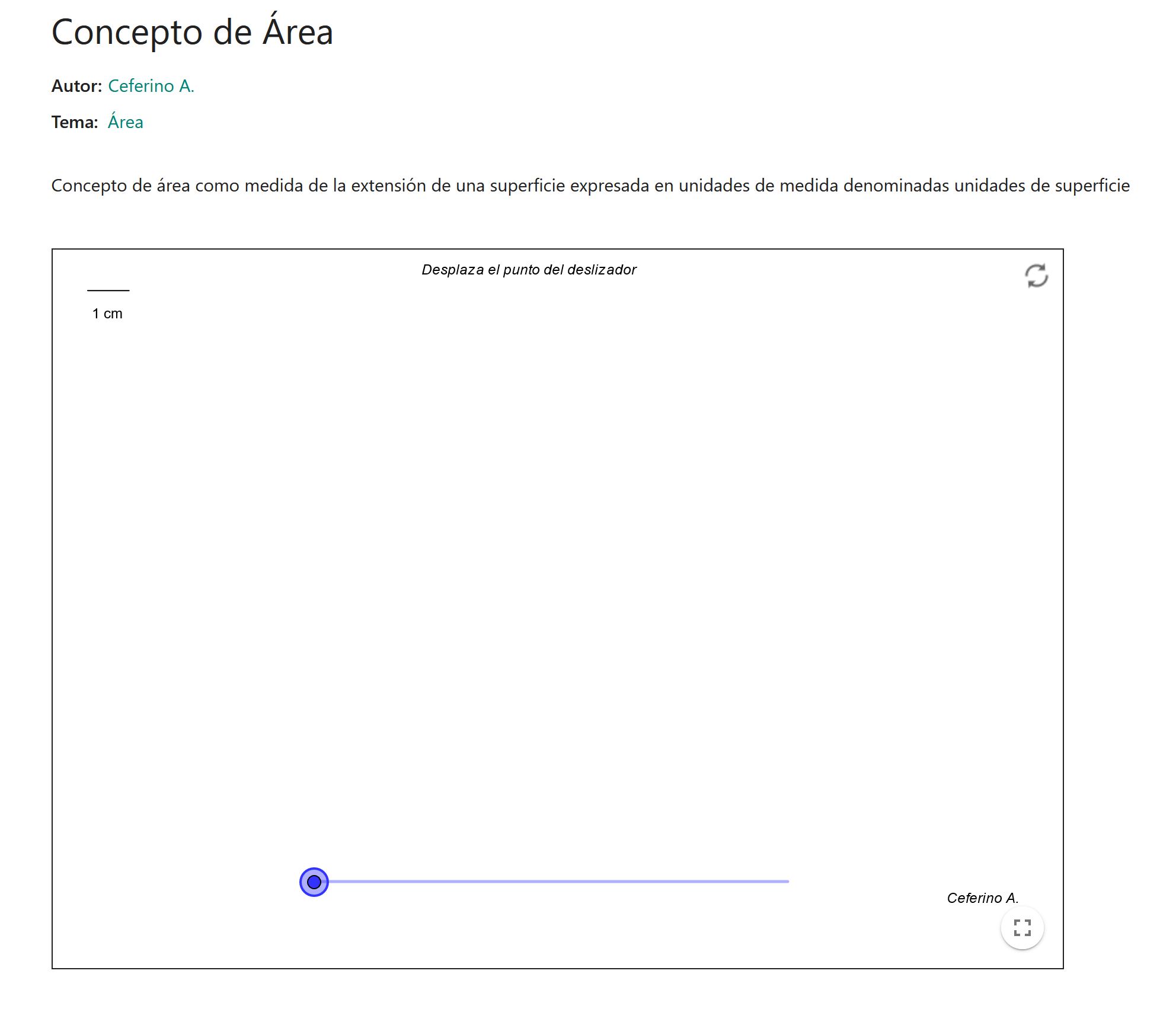 Imagen de Concepto de Área