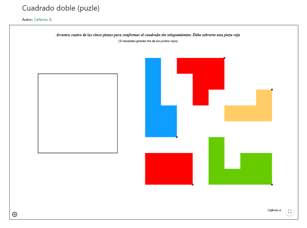 Imagen de Cuadrado doble (puzle)