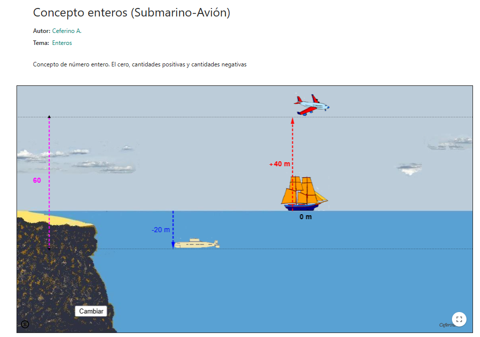 Imagen de Concepto enteros (Submarino-Avión)