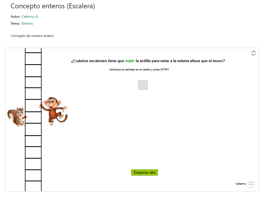 Imagen de Concepto enteros (Escalera)