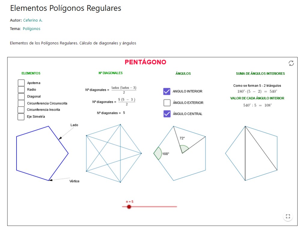 Imagen de Elementos Polígonos Regulares