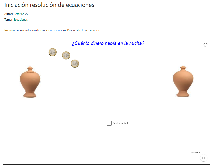 Imagen de Iniciación resolución de ecuaciones