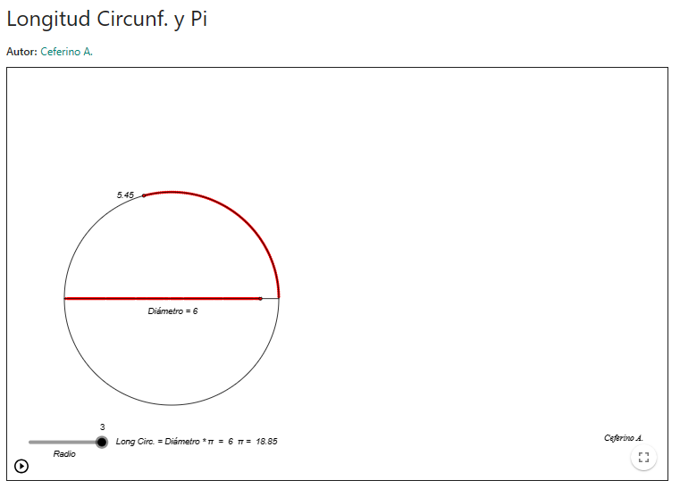 Imagen de Longitud Circunf. y Pi