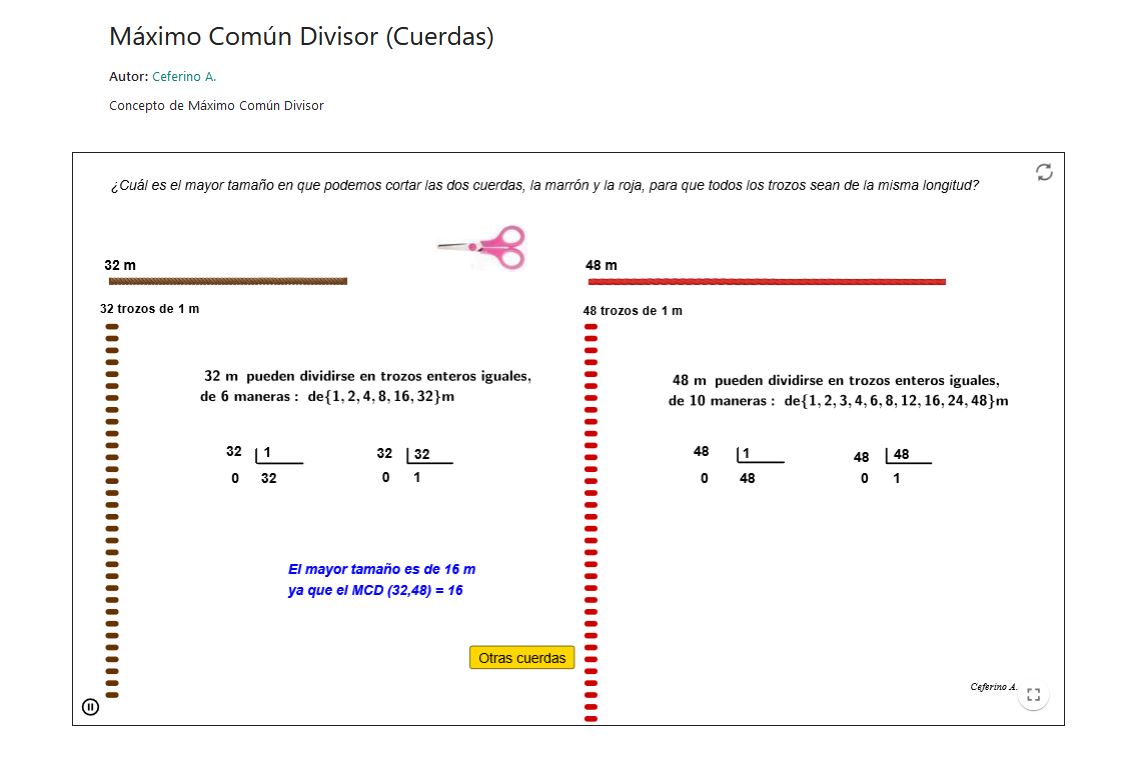 Imagen de Máximo común divisor (Cuerdas)