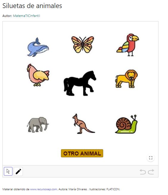 Imagen de Silueta de animales