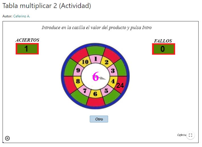 Imagen de Tabla multiplicar 2 (Actividad)