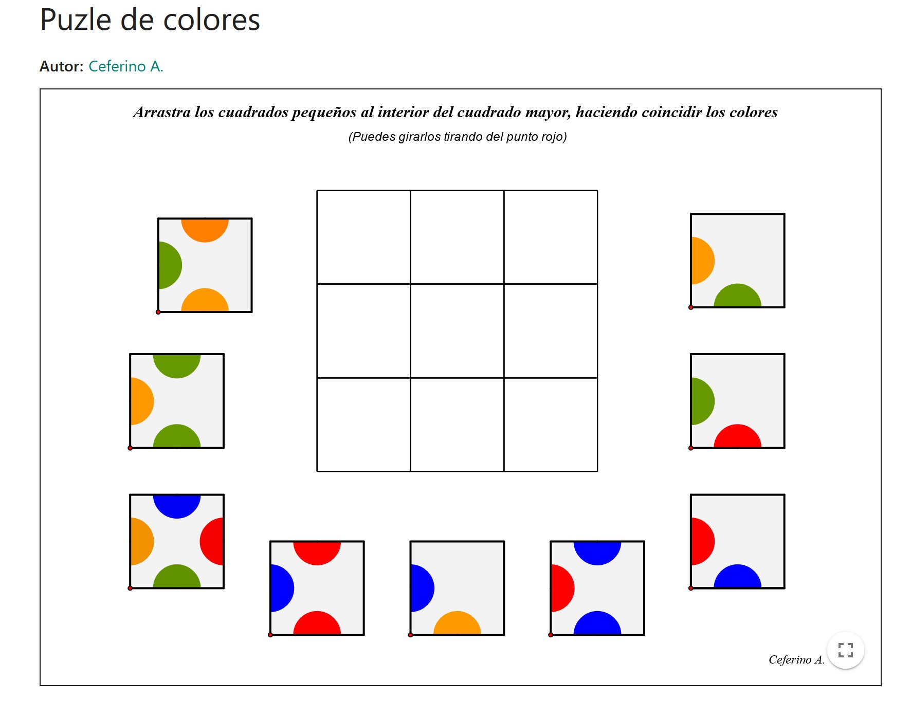 Imagen de Puzle de colores