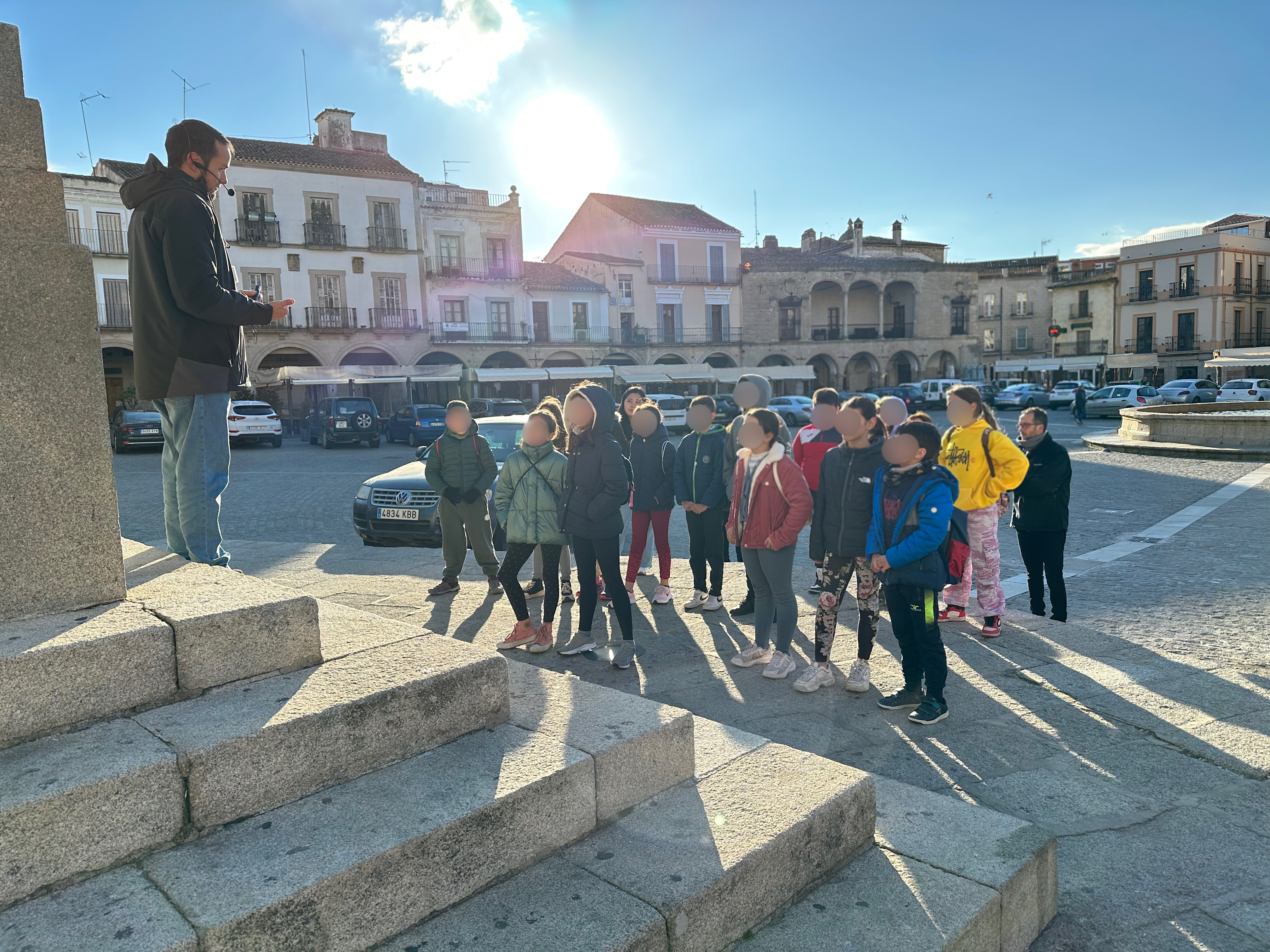 Visita guiada por el itinerario seleccionado