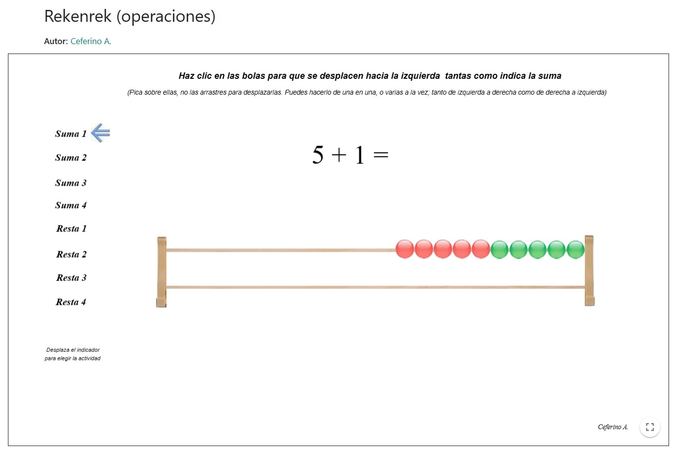 Imagen de Rekenrek (operaciones)