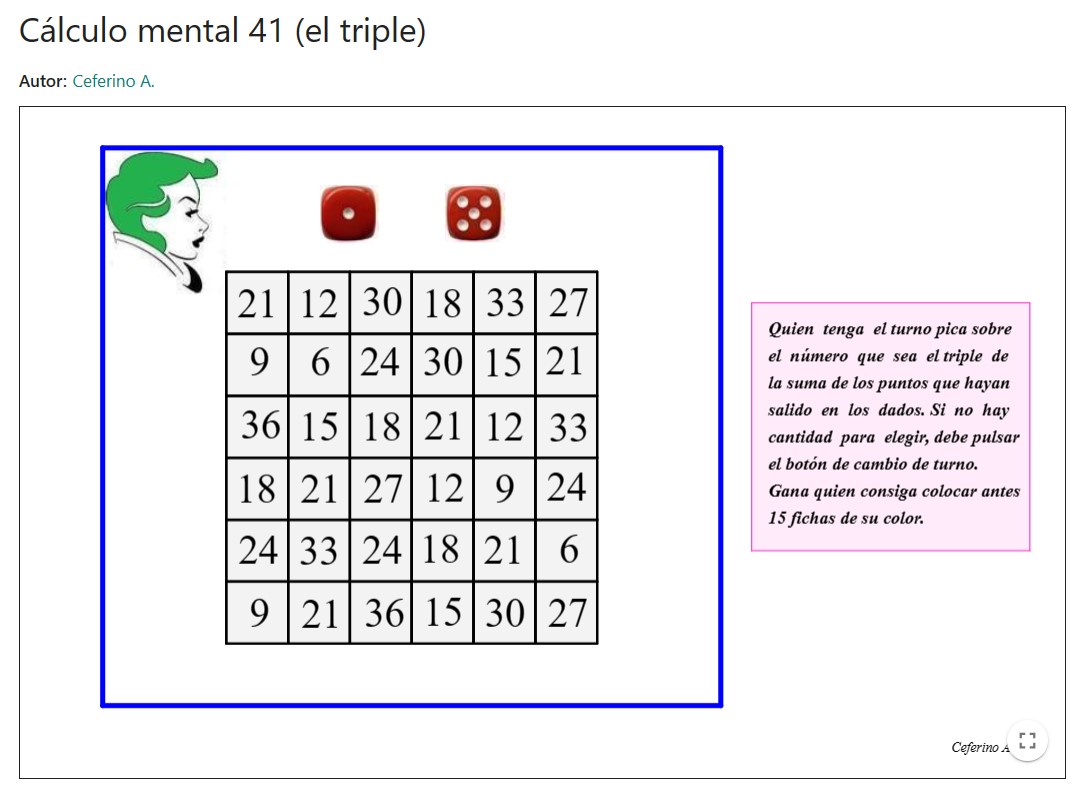 Imagen de Cálculo mental 41 (el triple)