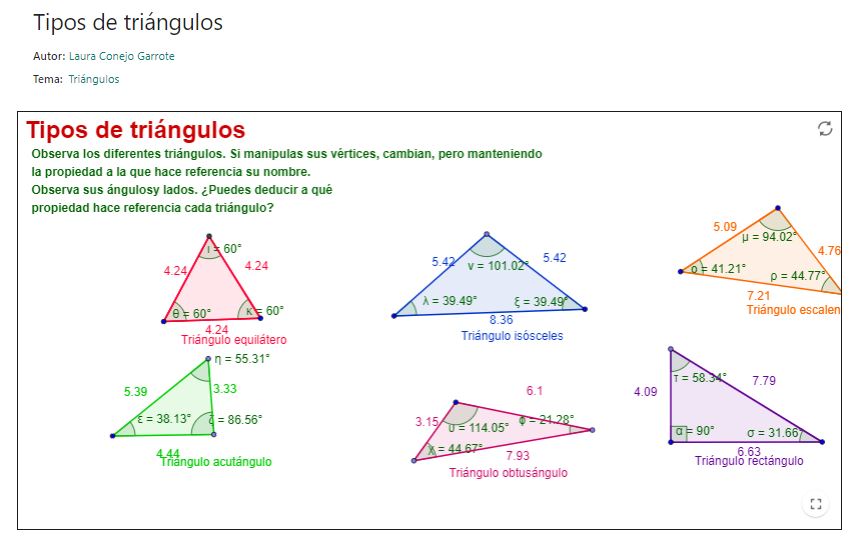 Imagen de Tipos de triángulos