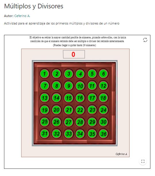 Imagen de Múltiplos y divisores