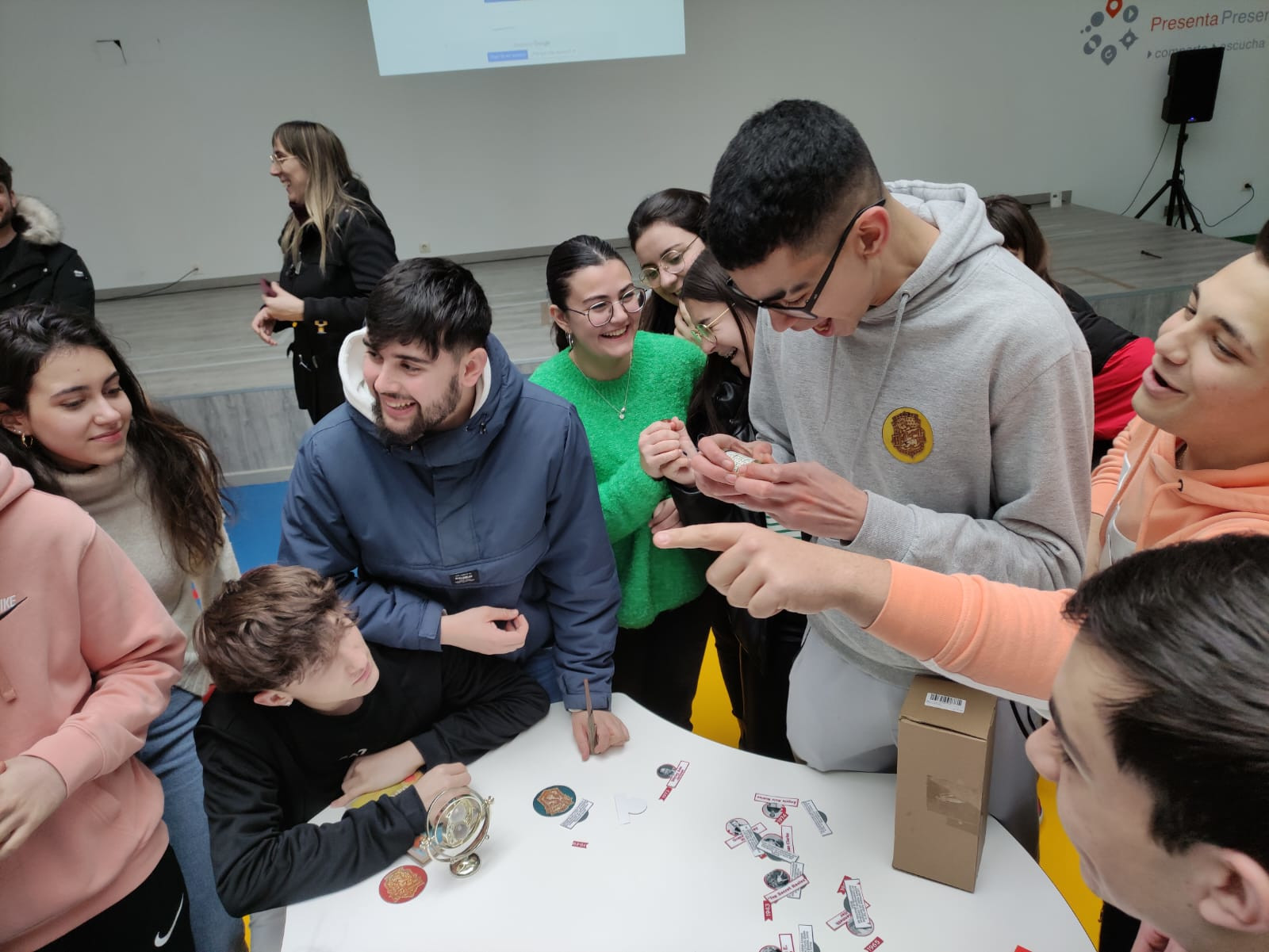 Alumnado del IES Siberia Extremeña participante en la experiencia