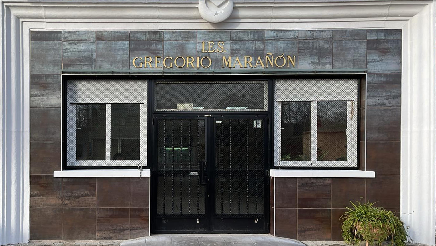 Fachada del IES Gregorio Marañón de Madrid