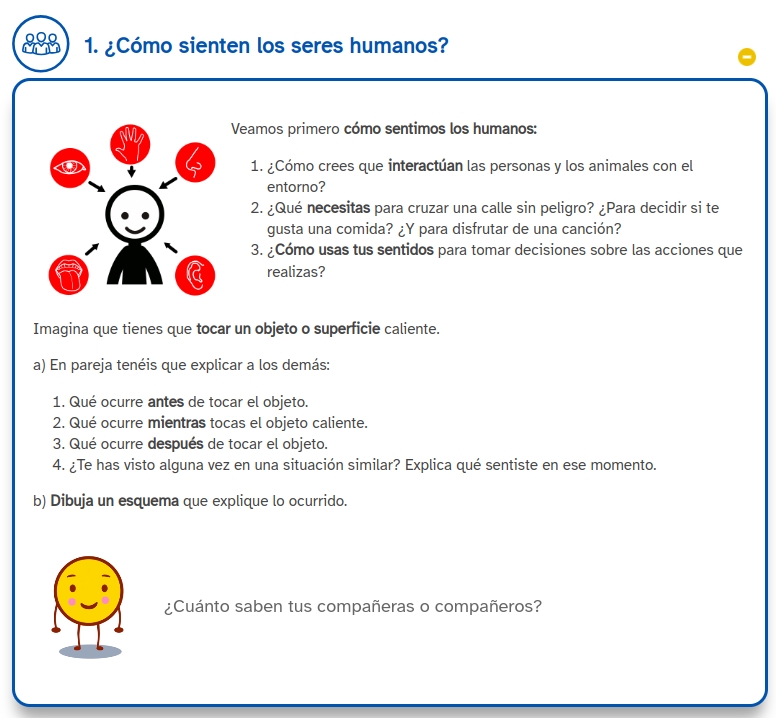 ¿Cómo sienten los seres humanos?