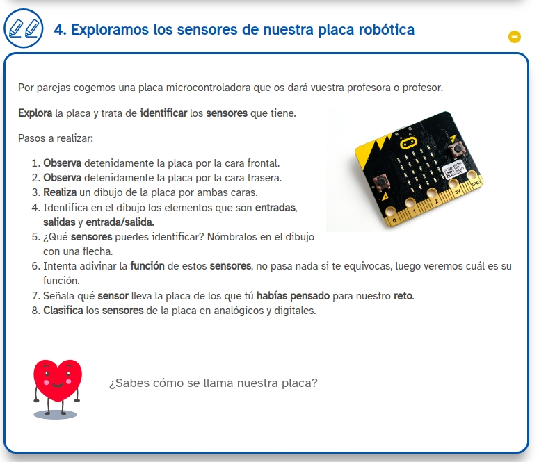 Exploramos los sensores de la placa micro:bit