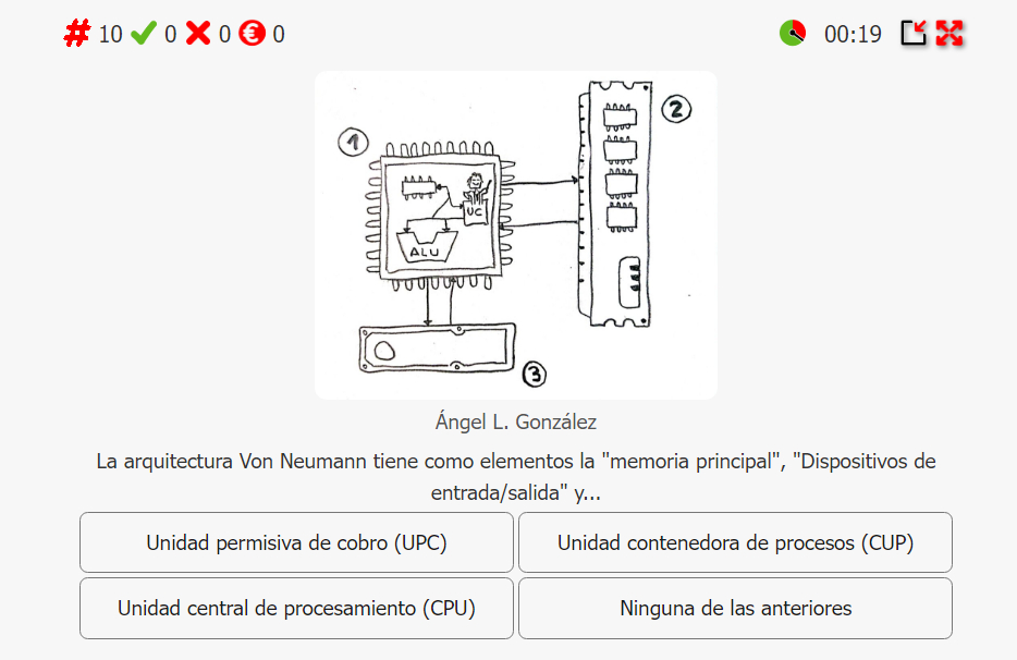 Cuestionario incluido REA 3 “Gamificando a Von Neumann”