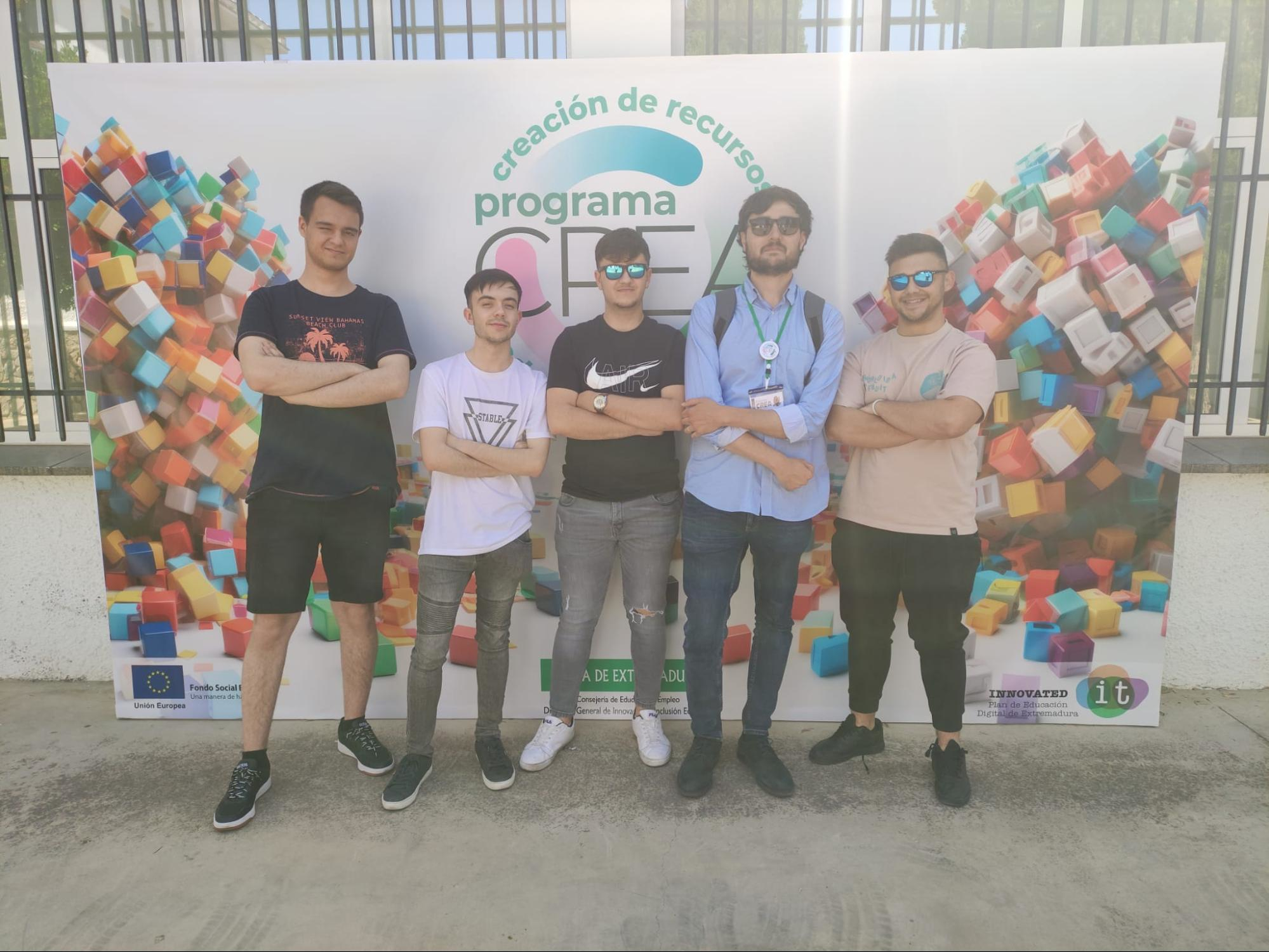 Alumnado del IES Siberia Extremeña participante en la experiencia