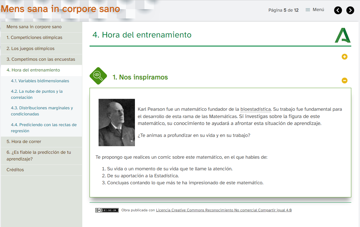 REA de la Junta de Andalucía “Mens sana in corpore sano”