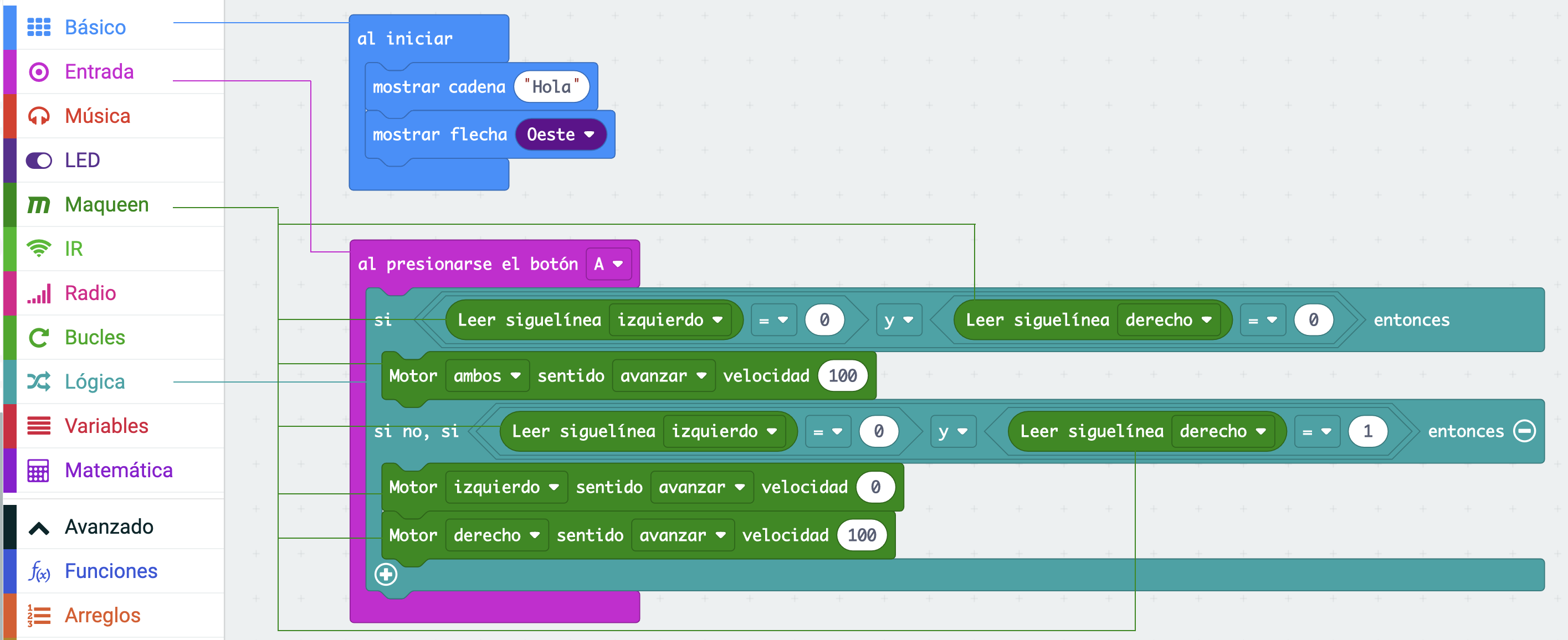 Bloques de programación