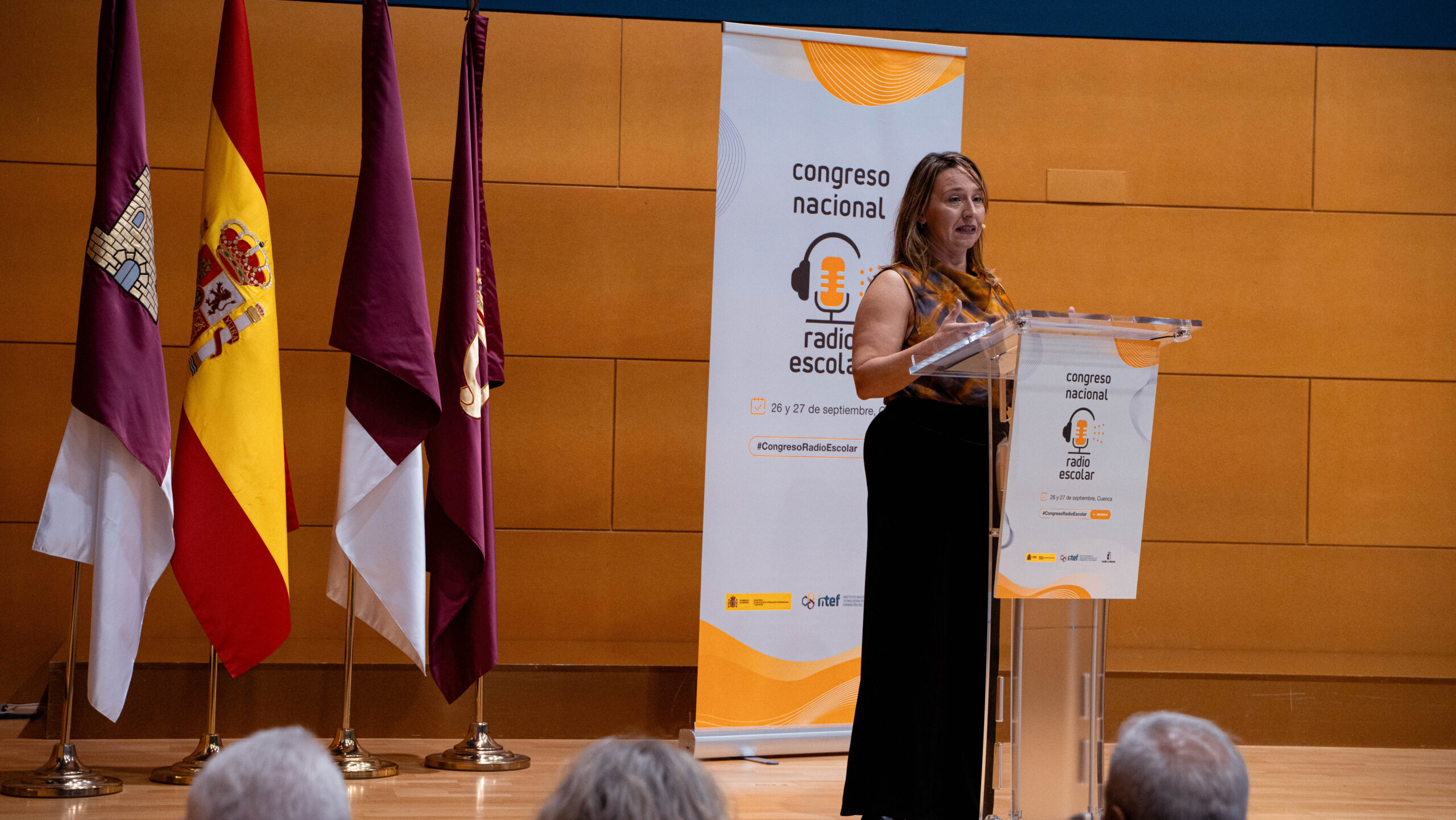Inauguración por la Directora General de Evaluación y Cooperación Territorial del Ministerio de Educación, Formación Profesional y Deportes.