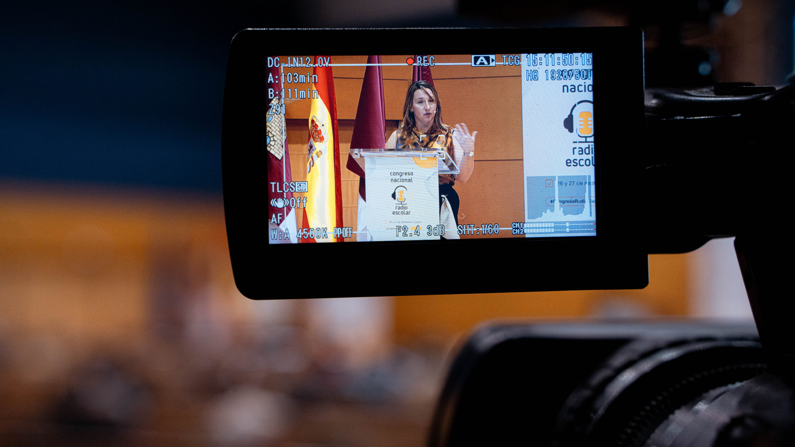 Inauguración por la Directora General de Evaluación y Cooperación Territorial del Ministerio de Educación, Formación Profesional y Deportes.