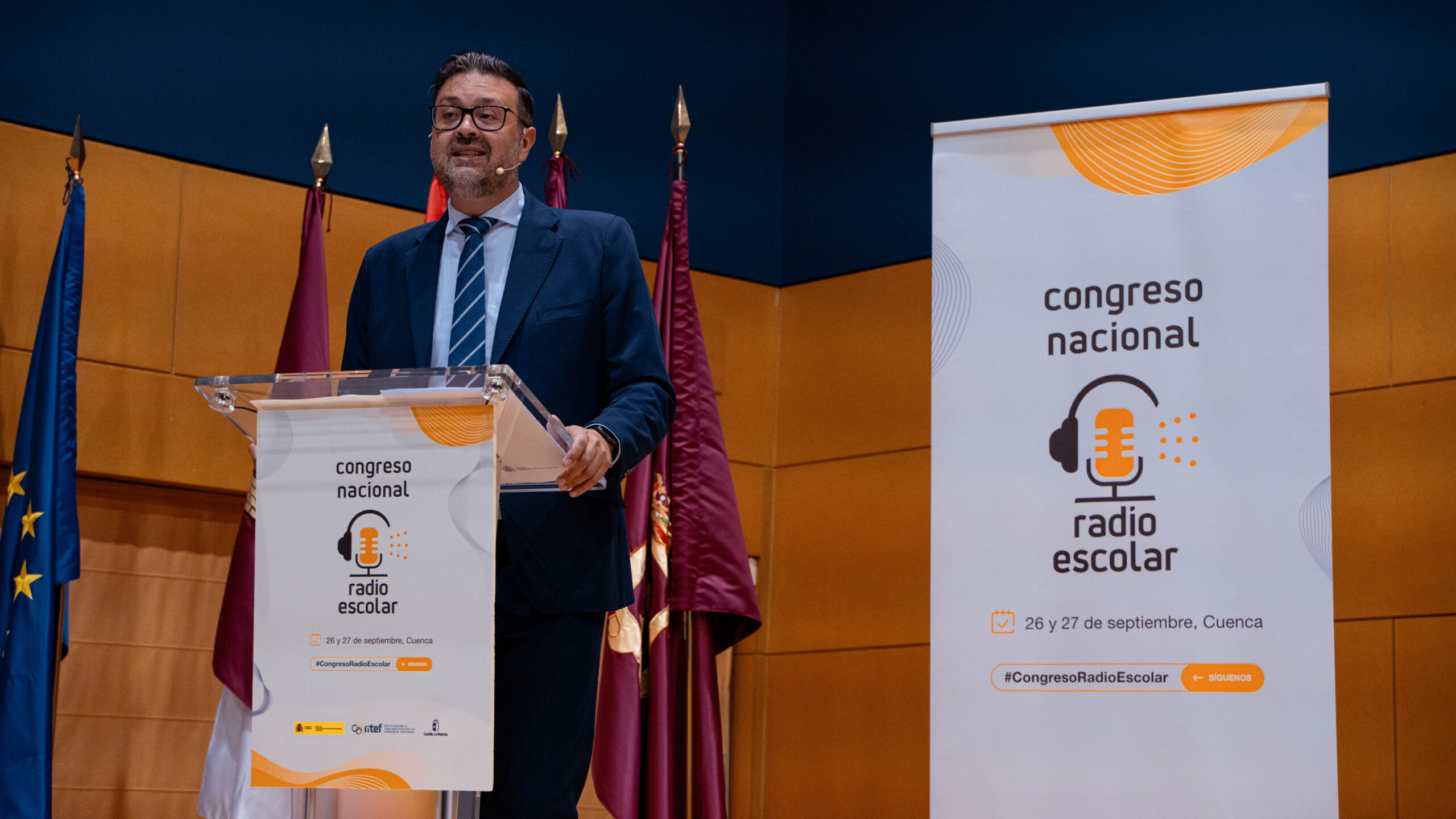 Inauguración por el Consejero de Educación, Cultura y Deportes de la Junta de Castilla La Mancha
