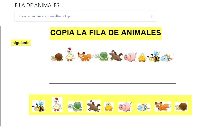 Imagen de Fila de animales
