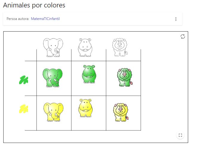 Imagen de Animales por colores