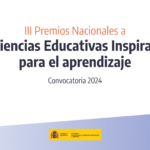 Imagen oficial de los III Premios Nacionales a Experiencias Educativas Inspiradoras para el aprendizaje