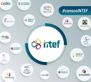 Infografía que muestra los principales proyectos del INTEF