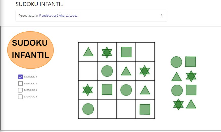 Imagen de Sudoku infantil