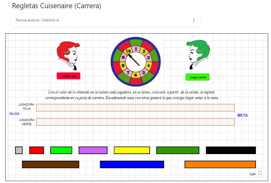 Imagen de Regletas Cuisenaire (Carrera)
