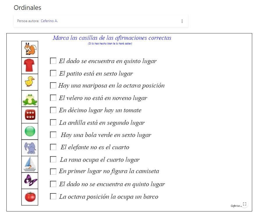 Imagen de Números ordinales