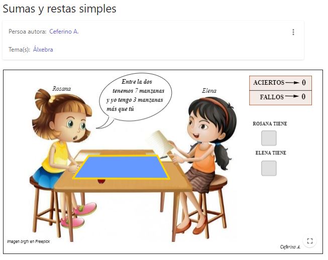 Imagen de Sumas y restas simples