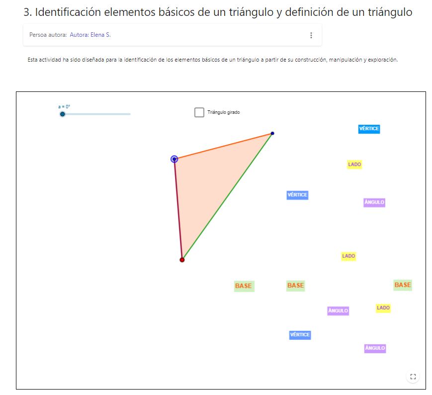 Imagen de 3. Identificación elementos básicos de un triángulo y definición de un triángulo